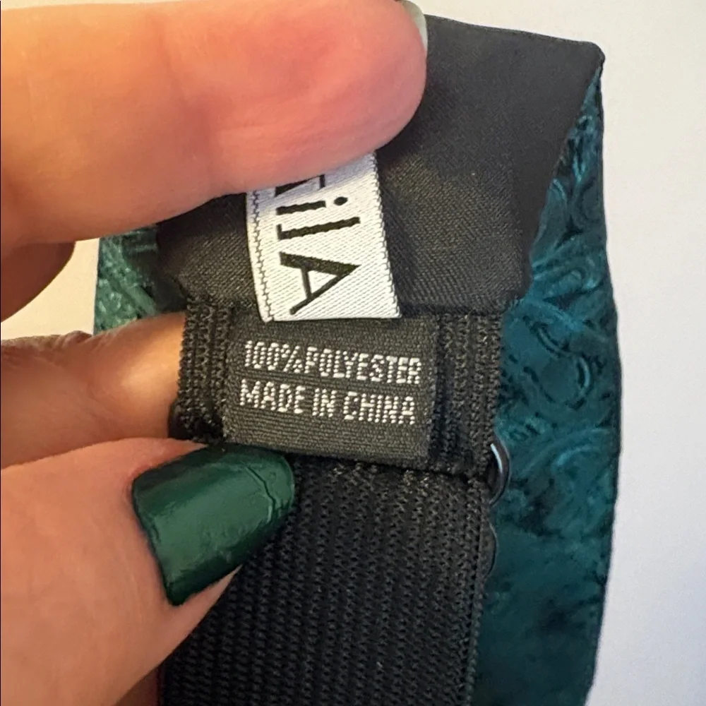 Alizeal Green Black Jacquard Paisley Cummerbund with Pocket Square OS